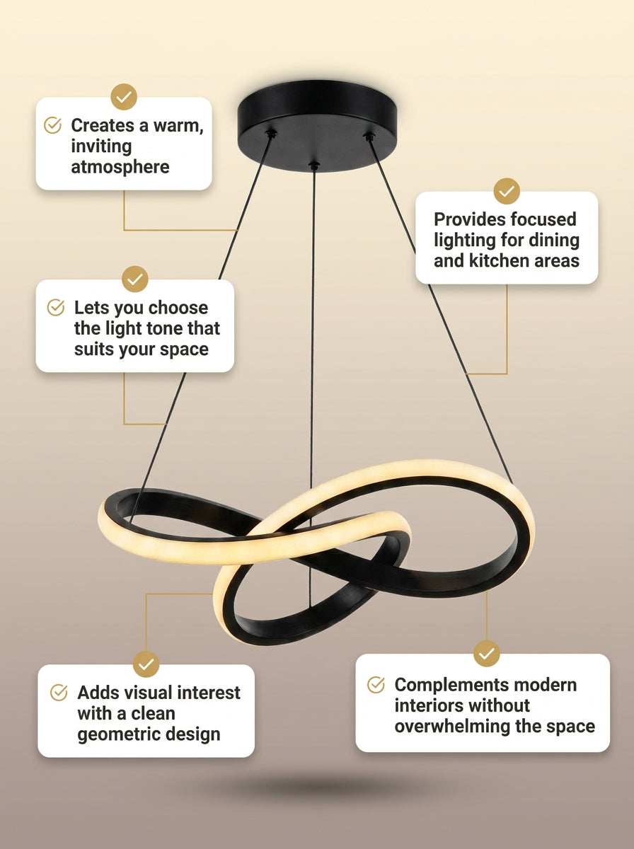 Modern LED pendant lamp